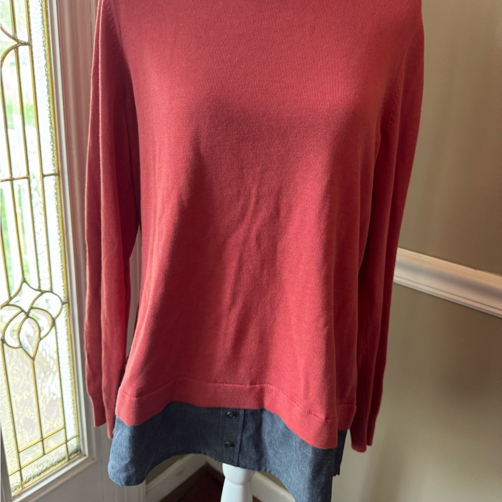 Denim & Co. Coral Sweater NWT